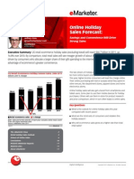 Online Holiday Sales Forecast - eMarketer Nov 2011