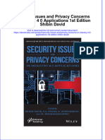 Security Issues and Privacy Concerns in Industry 4 0 Applications 1St Edition Shibin David Online Ebook Texxtbook Full Chapter PDF