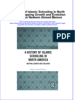 Download full ebook of A History Of Islamic Schooling In North America Mapping Growth And Evolution 1St Edition Nadeem Ahmed Memon online pdf all chapter docx 