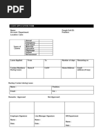 FRS Leave Application Form Guide | PDF