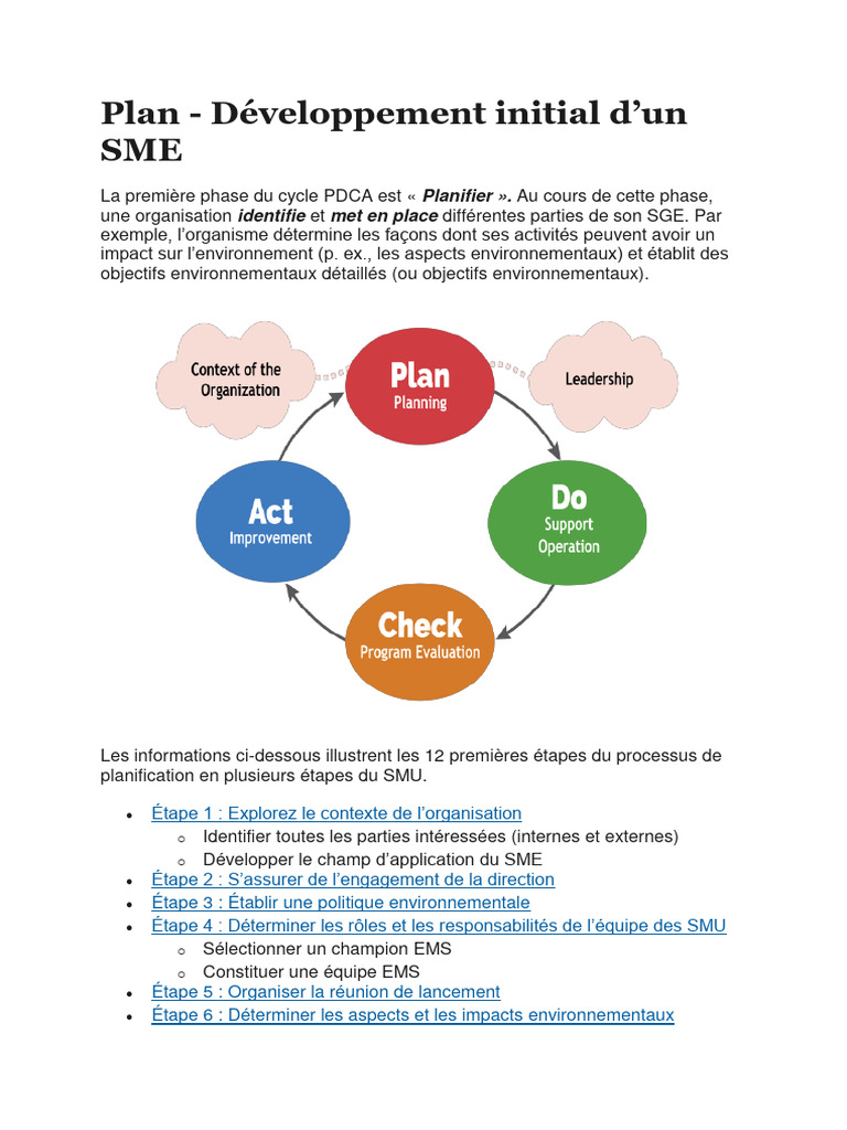 Plan de développement d'un SME | PDF | Environnement naturel | Déchets