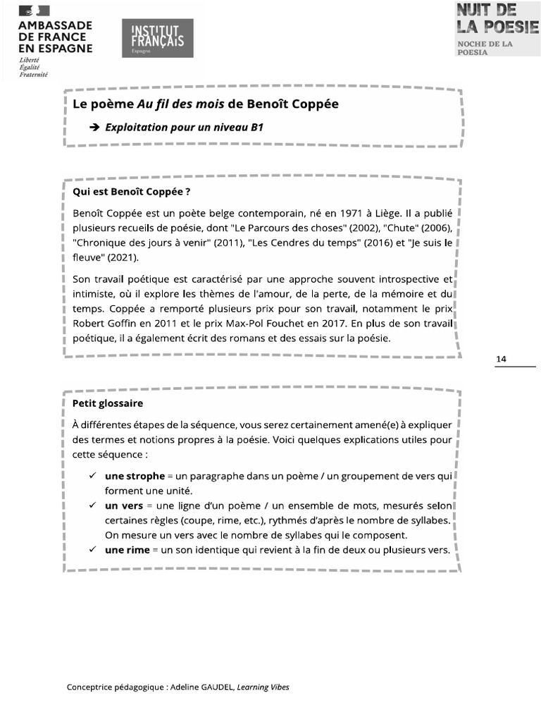 Qui Est B.Copée Et Définitions | PDF