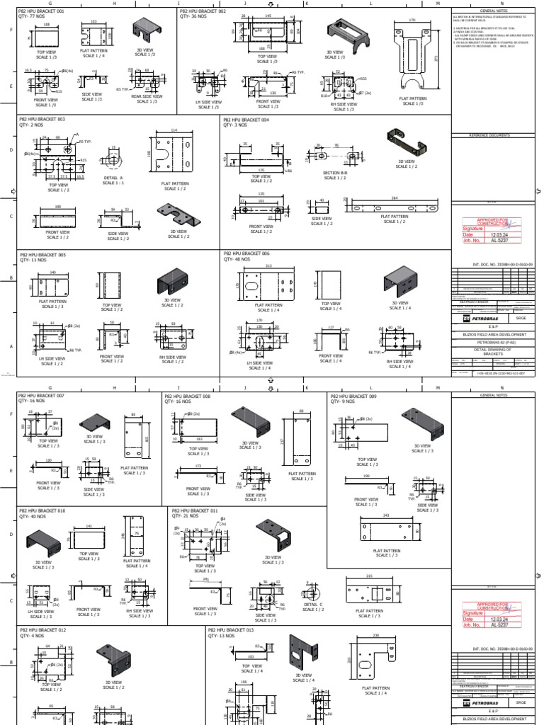 HPU Bracket Details for SCP82 Project | PDF
