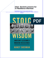 Stoic Wisdom Ancient Lessons For Modern Resilience Sherman Online Ebook Texxtbook Full Chapter PDF