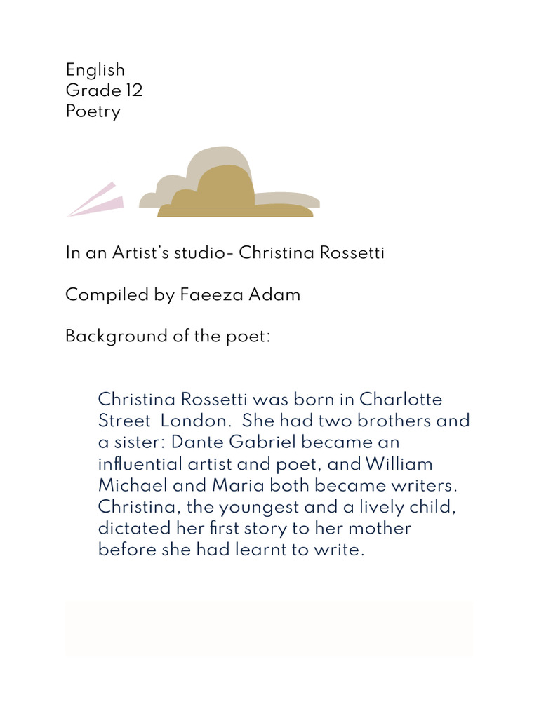 1705133065720-In An Artist's Studio Notes | PDF