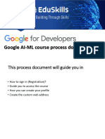 Google AI-ML Course Process Document