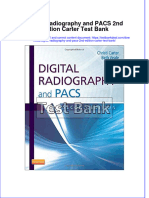 Full Digital Radiography and Pacs 2Nd Edition Carter Test Bank Online PDF All Chapter