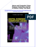 Full Digital Evidence and Computer Crime Forensic Science Computers and The Internet 3Rd Edition Casey Test Bank Online PDF All Chapter