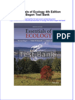 Download full Essentials Of Ecology 4Th Edition Begon Test Bank online pdf all chapter docx epub 