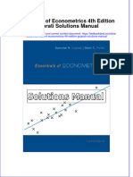 Full Essentials of Econometrics 4Th Edition Gujarati Solutions Manual Online PDF All Chapter