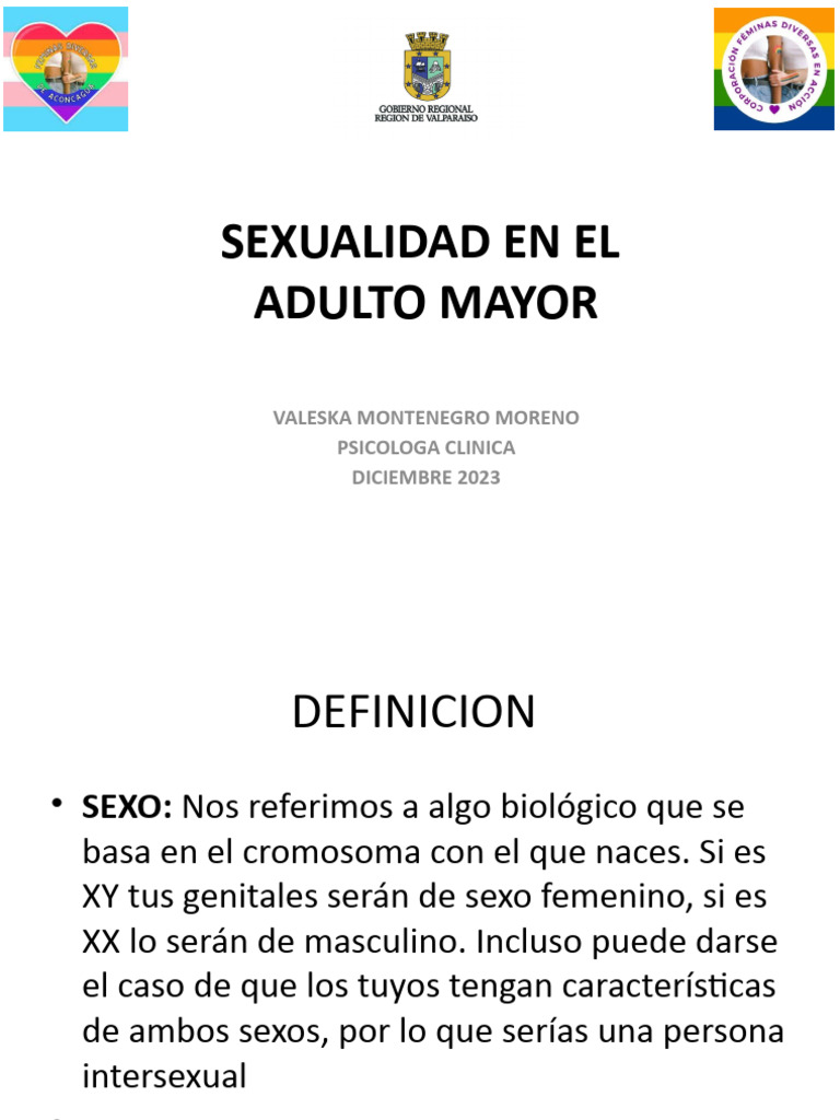 Sexualidad en El Adulto Mayor | PDF | La sexualidad humana | Vejez