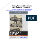 Download full Americas History Value Edition Volume 2 9Th Edition Edwards Test Bank online pdf all chapter docx epub 