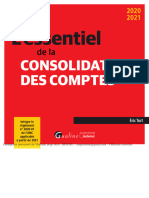 Carré Essentiel de La Consolidation Des Comptes 9782297098854 Exemplaire