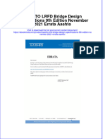 Download full ebook of Aashto Lrfd Bridge Design Specifications 9Th Edition November 2021 Errata Aashto online pdf all chapter docx 