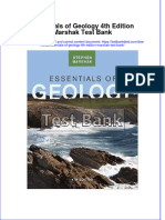 Full Essentials of Geology 4Th Edition Marshak Test Bank Online PDF All Chapter