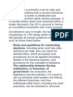 A Constitution Is Primarily A Set of Rules and Principles Specifying How A Country Should Be Governed PDF