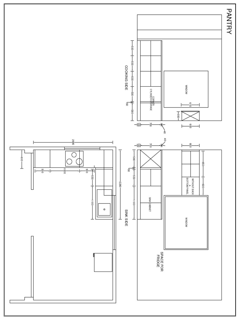 Interior Pantry Layout | PDF