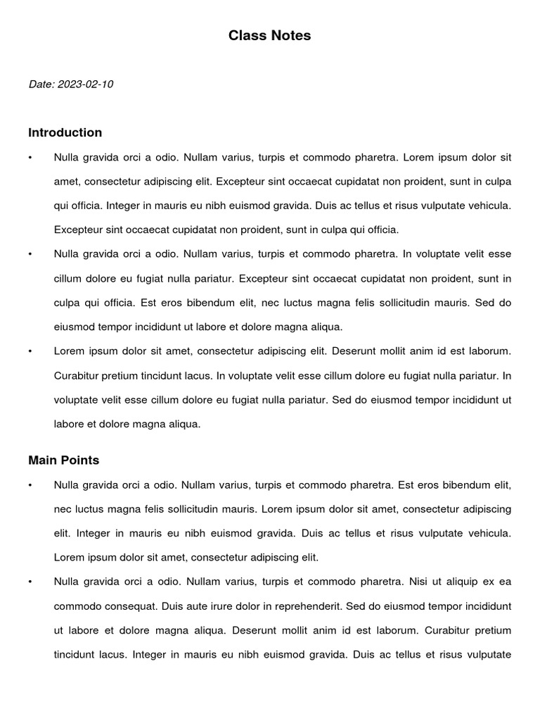 Student Notes 5 | PDF