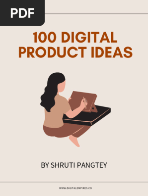 100 Digital Product Ideas