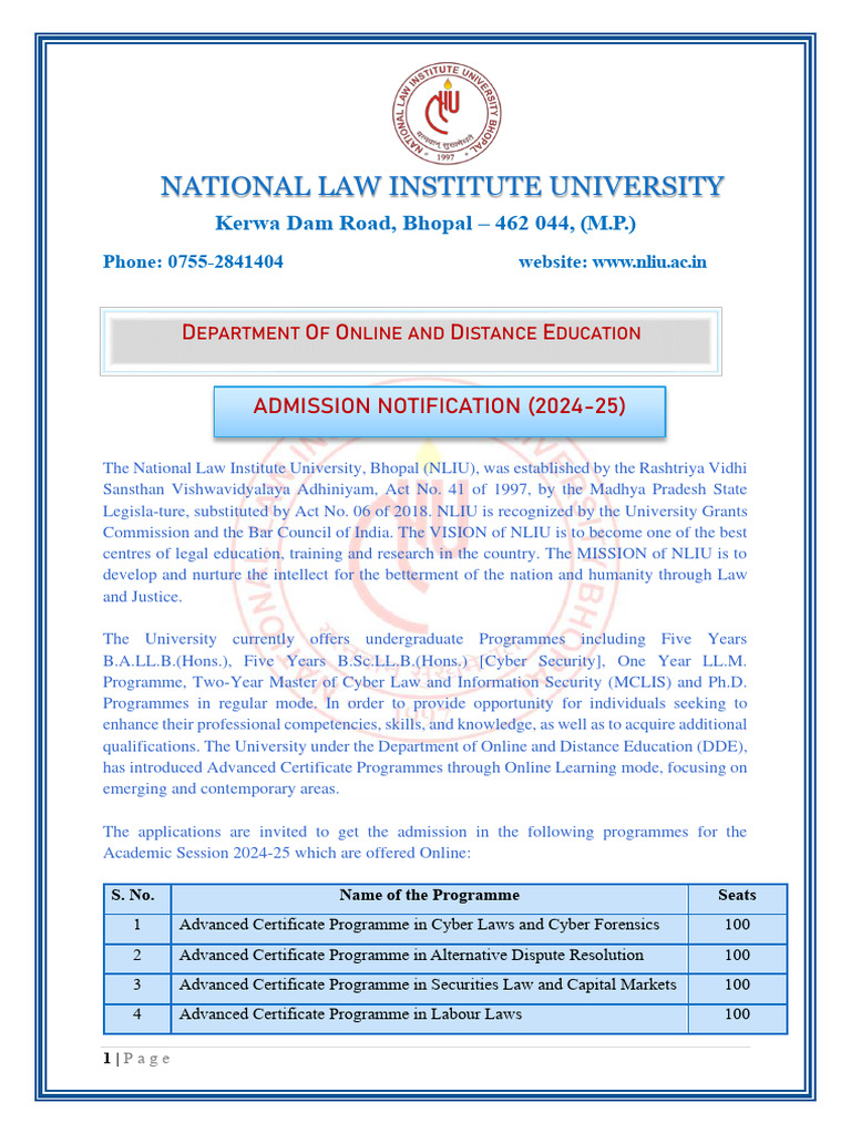 Advanced Certification Programmes PDF Securities (Finance