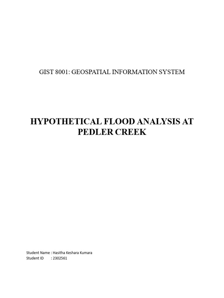 Report Workshop 4 - 2 | PDF | Flood | Drainage Basin