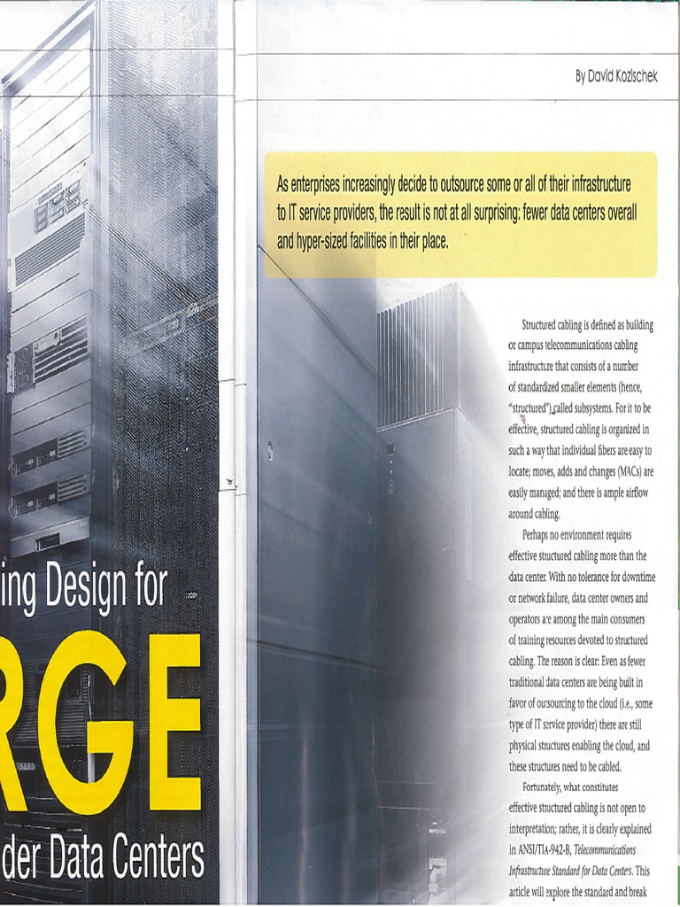 Data Center - Bicsi | PDF