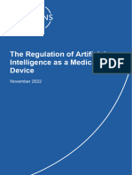 RHC Regulation of AI As A Medical Device Report