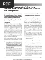 Transfer Pricing Aspects of Intra-Group Services What Are The Open Issues and What Can Be Improved