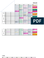 Horario y Distribución 2022