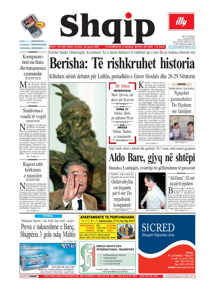Gazeta Shqip 23.8