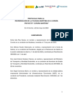 Protocolo para a reordenacion da fachada marítima da Coruña