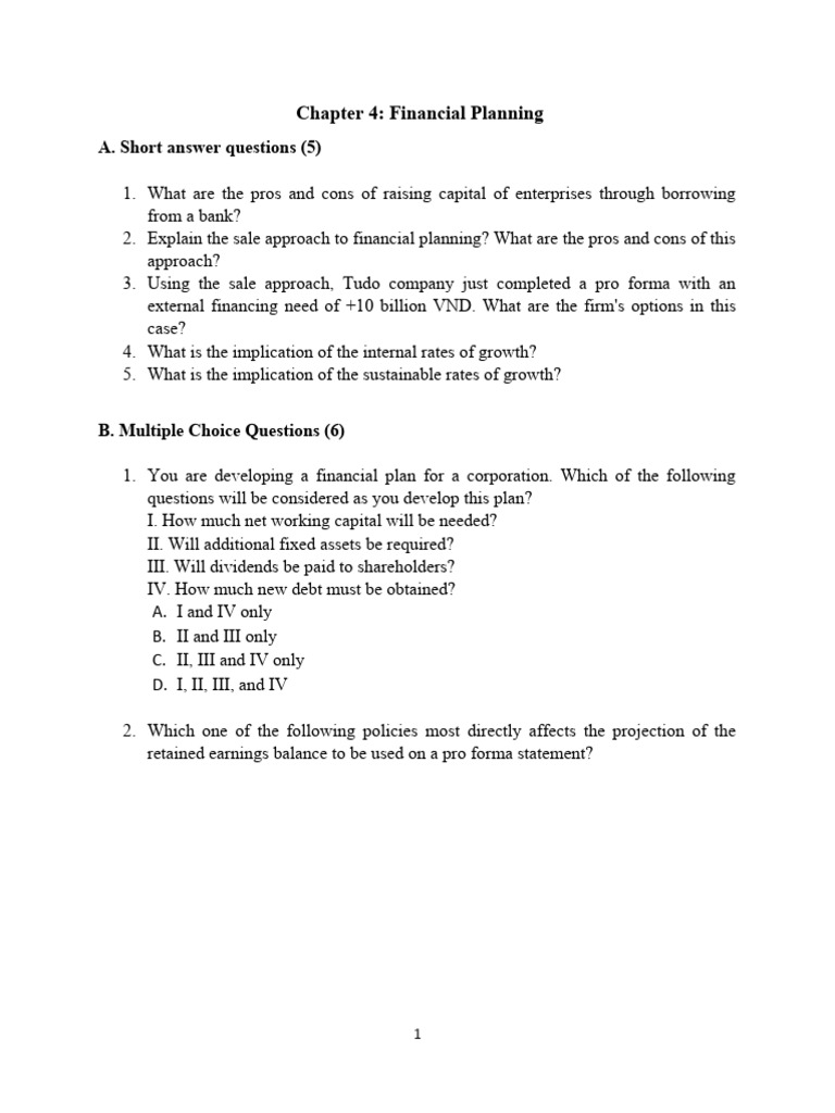 Financial Planning Strategies and Analysis | PDF | Dividend | Equity ...