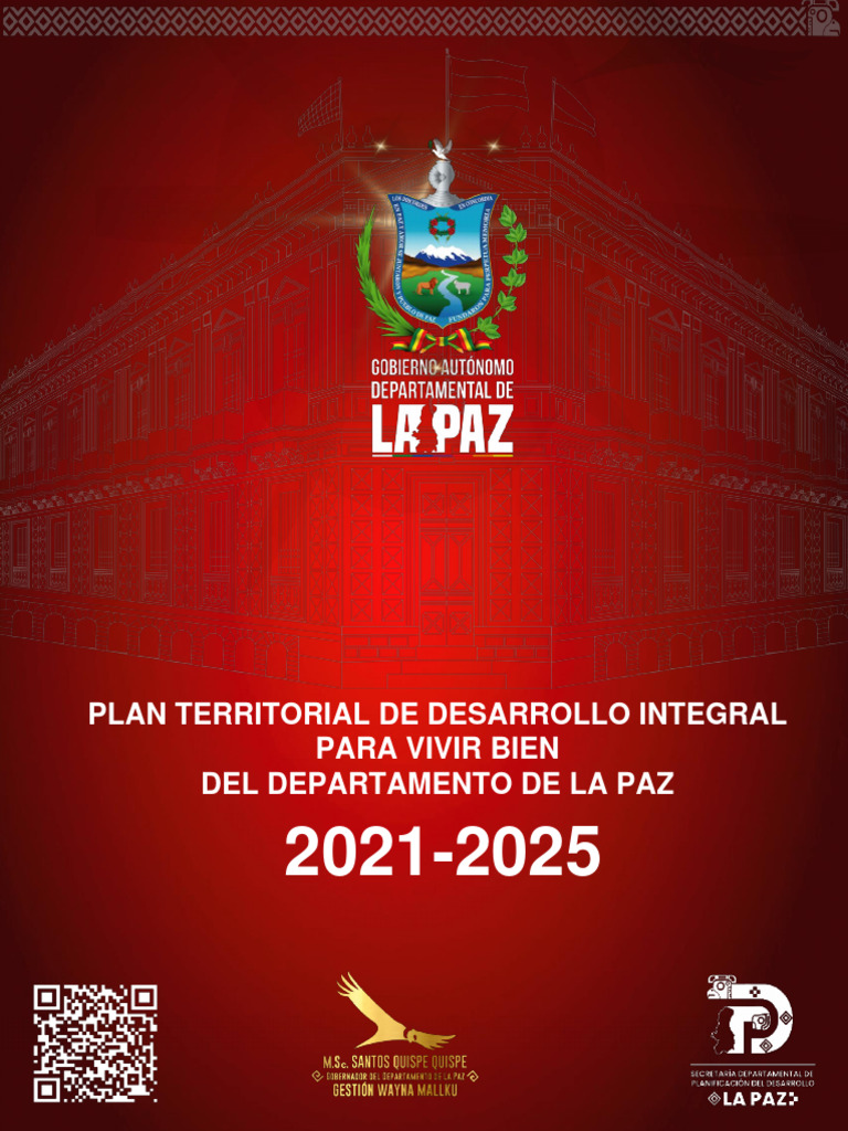 Plan de Desarrollo La Paz 2021 2025 PDF Residuos Producto  