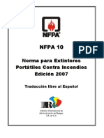 NFPA 10 (2007) Ex Tint Ores Port A Tiles Contra Incendios