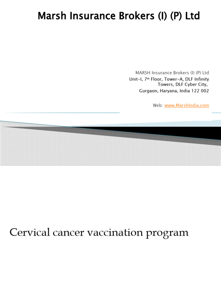 Cervical Cancer Vaccination | PDF | Cervical Cancer | Vagina