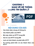 Chuong 1 - Tong Quan Ve He Thong Thong Tin