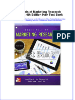 Full Essentials of Marketing Research Canadian 4Th Edition Hair Test Bank Online PDF All Chapter