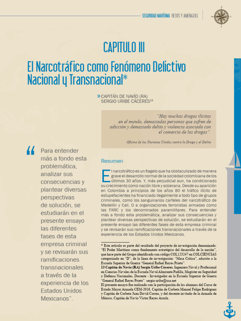 Retos del Narcotráfico en Colombia | PDF | Comercio ilegal de drogas | Coca