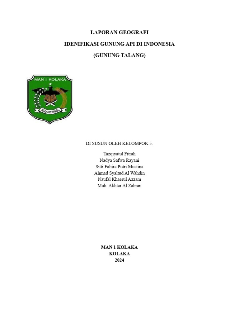 Laporan Geografi Pdf