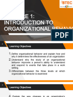 OB Lecture 1 - Introduction To Organizational Behavior 2