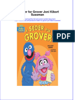 Full Ebook of A Seder For Grover Joni Kibort Sussman Online PDF All Chapter