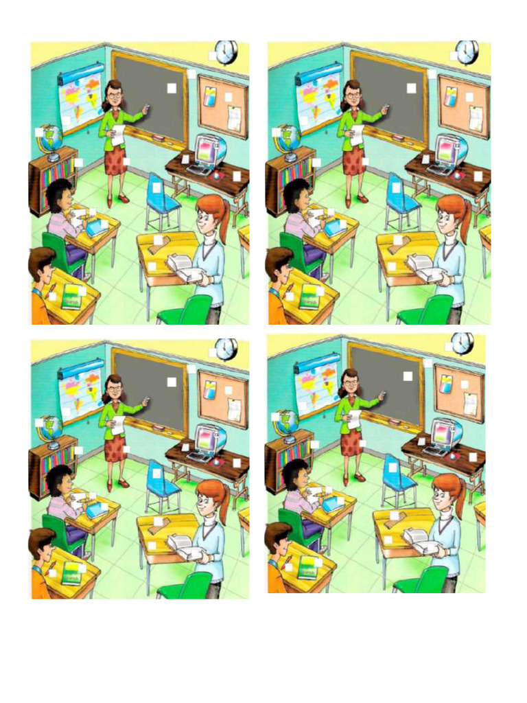 Imagen Classroom Objects Pdf