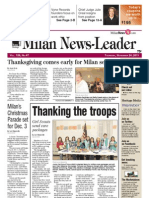 The Milan News-Leader Front Page