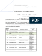 Informe Feria de Ciencias