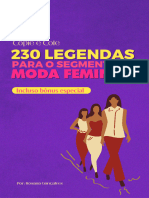 230 Legendas Moda Feminina Bonus Especial (Atualizado)