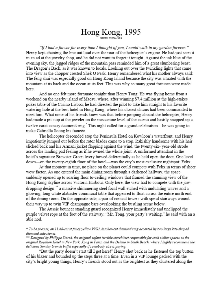 Lies and Weddings, First 1500 Words | PDF