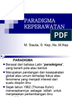 Paradigma Keperawatan: M. Siauta, S. Kep.,Ns.,M.Kep
