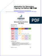 Ebook Stem Mathematics For Secondary Senior 2021 Spring 1St Edition Bat Nhi Online PDF All Chapter