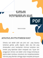 Penulisan Butir Soal