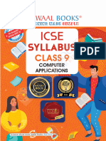 Oswaal ICSE Class 9th Syllabus For 2022-23 Exam Computer Applications